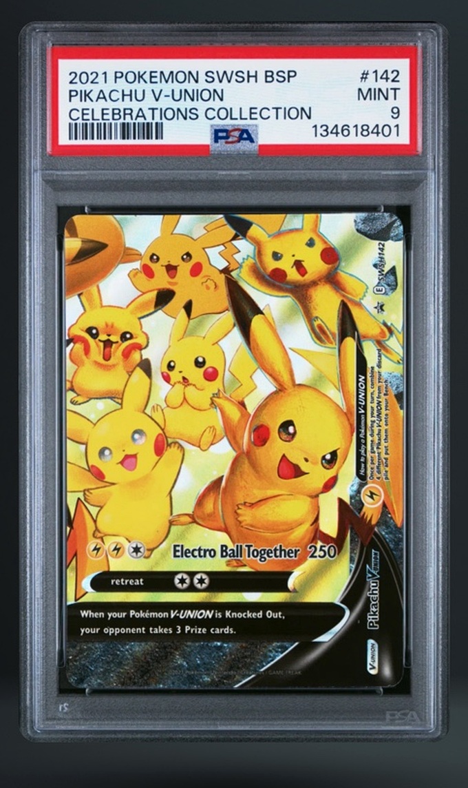 Pikachu V-Union graded Pokémon card from my collection